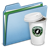 Blue Coffee 2 Icon 48x48 png
